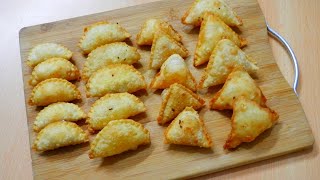 سمبوسة بحشوة الجبن لعشاق الأجبان- كيف تحافظ على حشوة الجبن عند القلي-طريقة مجربة |Cheese samosa