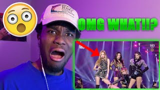 BLACKPINK REACTION - '휘파람(WHISTLE)' + '불장난 (PLAYING WITH FIRE)' in 2016 MELON MUSIC AWARDS