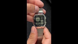 The Casio A130WE-1A feels like a watch from the future imagined in the past.