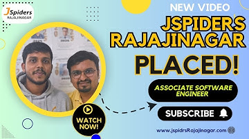 From Fresher to Software Engineer | Bharath’s Success Story at JSpiders Rajajinagar 💻✨