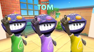 Talking Tom 2025 Gameplay Full Screen || Robot Talking Tom in PURPLE, GREEN, YELLOW, Pink Tshirts screenshot 2