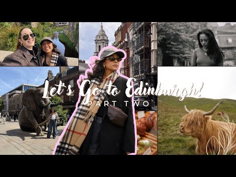 Travel Vlog: Let's Go EDINBURGH! Campaign Filming, Highland Cows, & Trying Haggis! 🏴󠁧󠁢󠁳󠁣󠁴󠁿