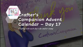 Crafter's Companion Advent Calendar Day 17 | Embellishment