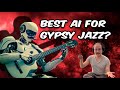 Musician reacting to new aigenerated gypsy jazz