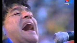 MARADONA DISCURSO PARTIDO HOMENAJE 10-11-2001