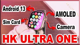 HK Ultra One 4G-Cellular Watch | Android 13, Camera, AMOLED & GPS | Full Review 🔥