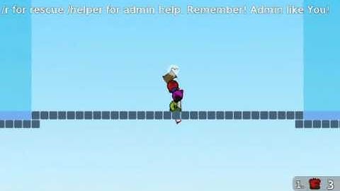 Teeworlds Trick - 3 Tees on each other