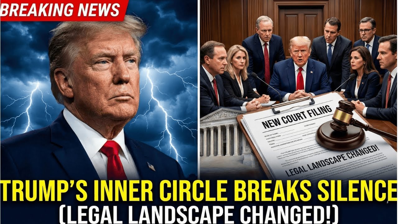 Trump’s Inner Circle Breaks Silence After Court Filing Changes the Legal Landscape