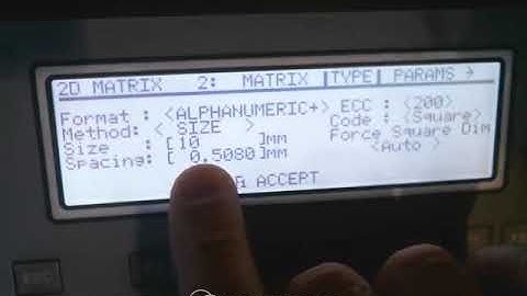 Telesis TMC470 Training #3 data matrix