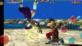 Soul Calibur Kilik Staff Low Sweep Attack On Sophitia Alternate 2 Ryona