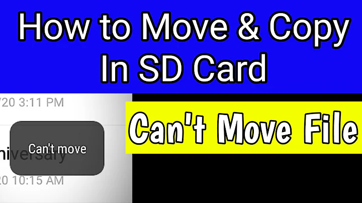 Can't copy / Can't move files from internal storage to SD Card [FIXED]