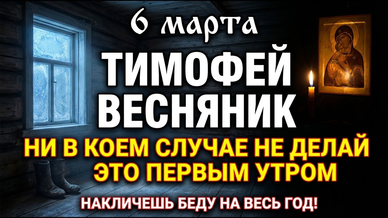 Почему 6 марта опасно повторять утренние привычки? Приметы дня