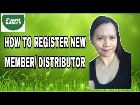 HOW TO REGISTER NEW MEMBER IN SANTE BARLEY | NEW BUSINESS PARTNER/DISTRIBUTOR | JEK WARRIOR