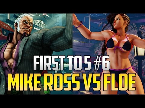 SFV ▰ Mike Ross Vs Floe FT5 #6【First To 5】Street Fighter V / 5