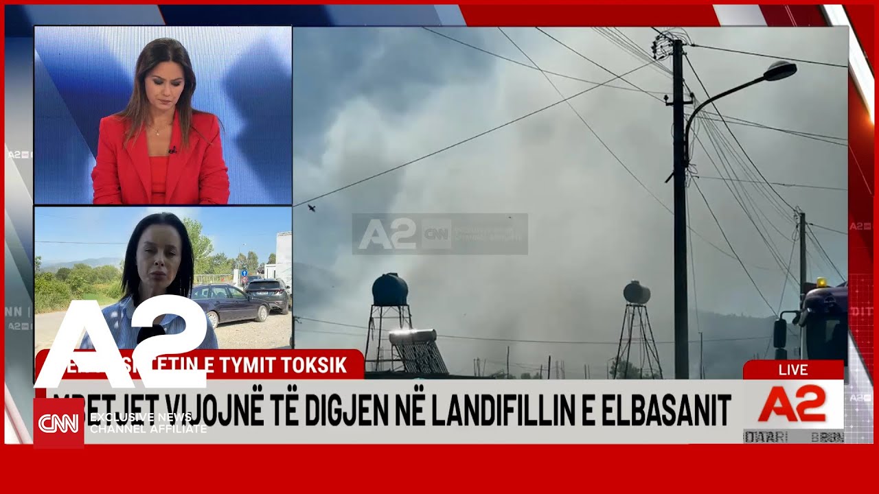Shtëllunga të mëdha tymi dallohen në Elbasan. Gazetarja tregon panoramën e rëndë...