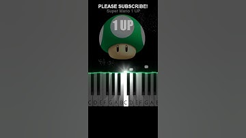 Super Mario ONE UP Sound #Shorts #Piano