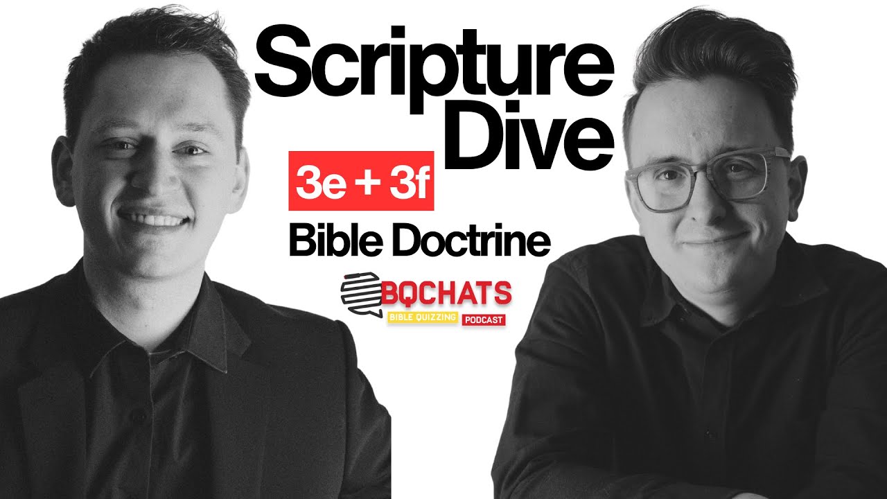 Scripture Dive: Bible Doctrine 3E & 3F | Obedience Faith Belief - YouTube