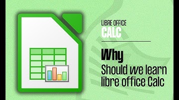 Why should we learn Excel and Calc, Libre office Calc, CCC, O level.