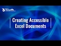Creating Accessible Excel Documents