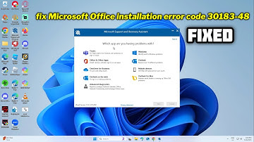 (FIXED) Microsoft Office installation error code 30183-48