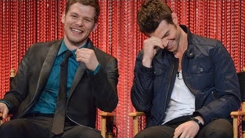 THE VAMPIRE DIARIES CAST BEING FUNNY FOR 10 MINUTES STRAIGHT