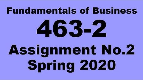 AIOU Code 463 Solved Assignment No.2 Spring 2020