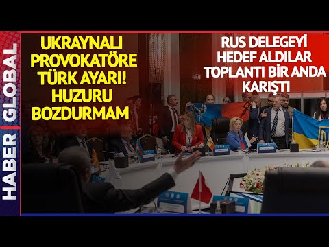 Ukraynalı Provokatöre Türk Ayarı! Rus Delegeyi Hedef Alınca...