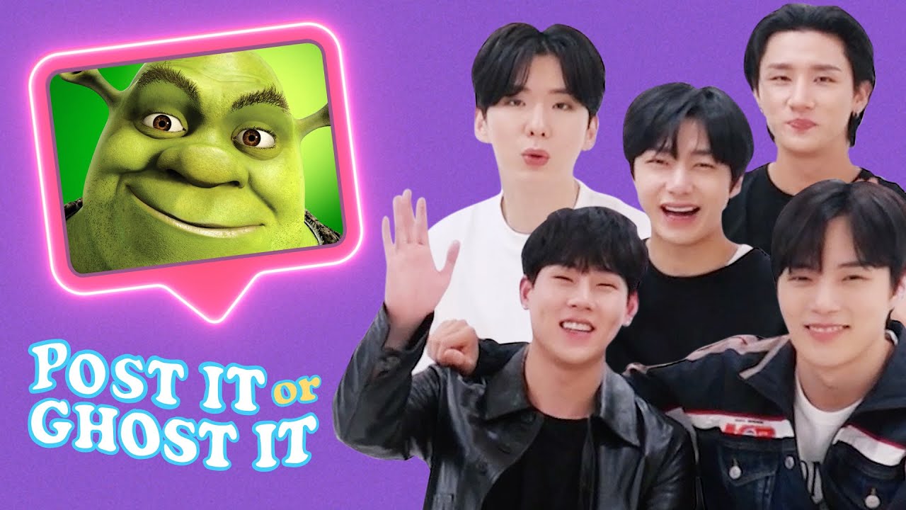 Monsta X Ranks Shrek, Lord of the Rings, Girls' Generation & More | Post It Or Ghost It | Seventeen