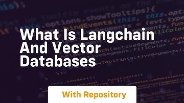 what is langchain and vector databases