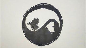 How To Draw Symmetrical Yin And Yang Easily || How to Draw Yin-Yang Symbol || 3D Yin-Yang ||