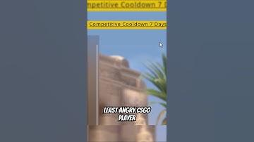 7 day competitive cooldown 😂 #csgo #gaming #funny