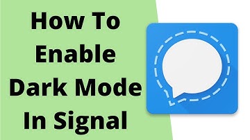 How to Enable Dark Mode In Signal !! Dark Mode In Signal App !! How to Make Signal in Dark Mode !!