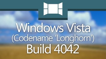Windows Vista Build 4042: "A Clean Slate"