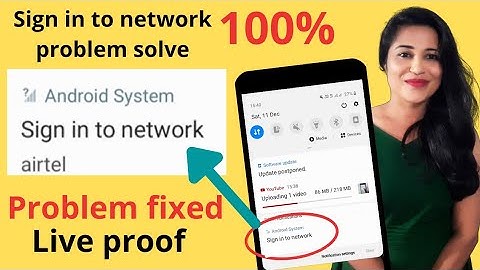 sign in to network problem kaise fix kare || how to fix sign in network error in android