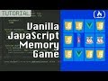 Memory Card Game - JavaScript Tutorial