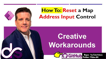 How To: Reset Address Input Map Control - PowerApps  |  ®GitHub - Video#4