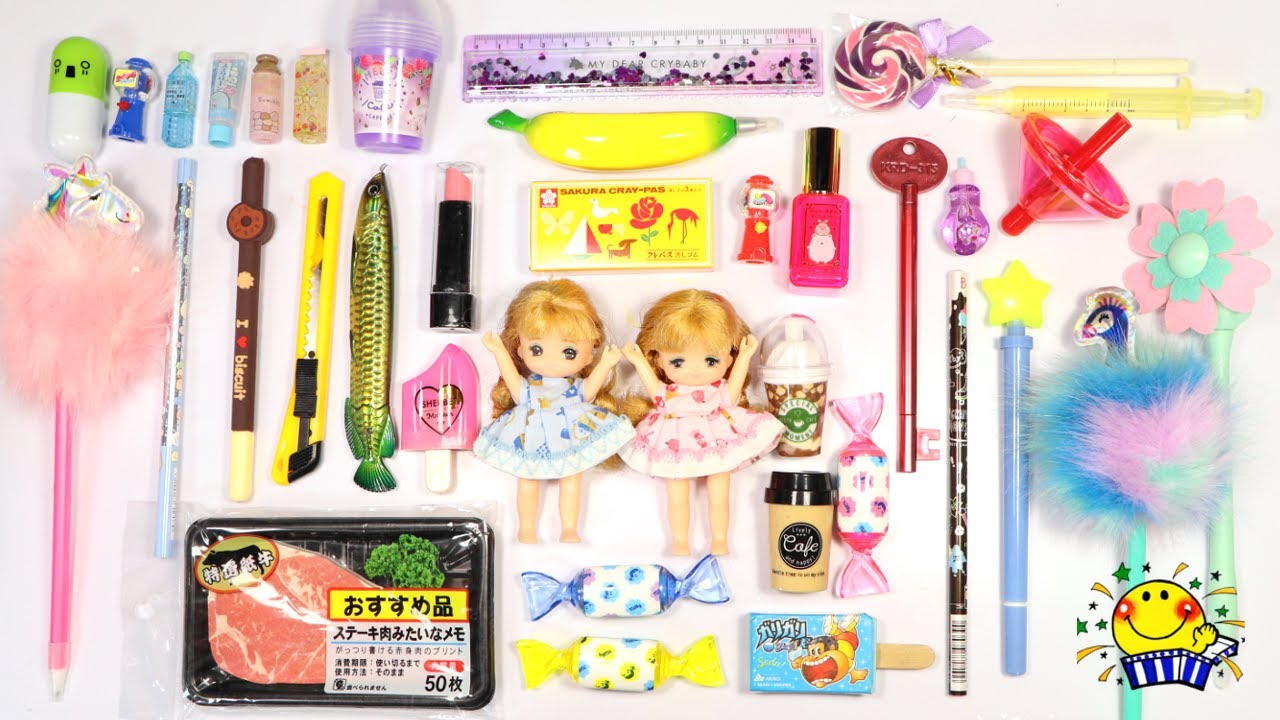 かわいい文房具紹介♡】リカちゃんのランドセルの中身や