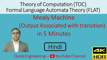 Mealy Machine | Course on Theory of Computation | Quick Engineering