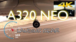 RARE - A320 Take-Off seen from main wheel well compartment | A320NEO landing gear camera