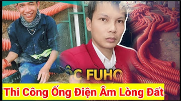 Cách Thi Công Ống Điện HDPE - Vinhomes OcenPark  #congtrinhvlog