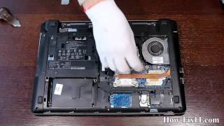 HP ProBook 4540s screen removing, замена экрана ноутбука