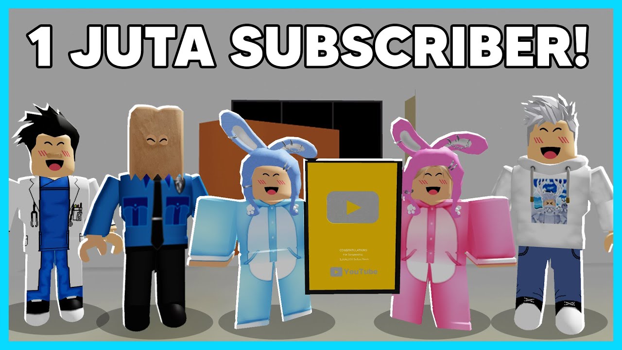 MIPAN & ZUZUZU REWIND Spesial 1 Juta Subscriber! Merayakan Pesta Di Rumah - Roblox Roleplay