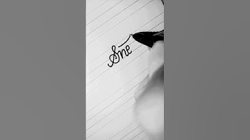 "Sneha" beautiful name and neat and clean cursive handwriting #viralshortvideo #cursivewriting