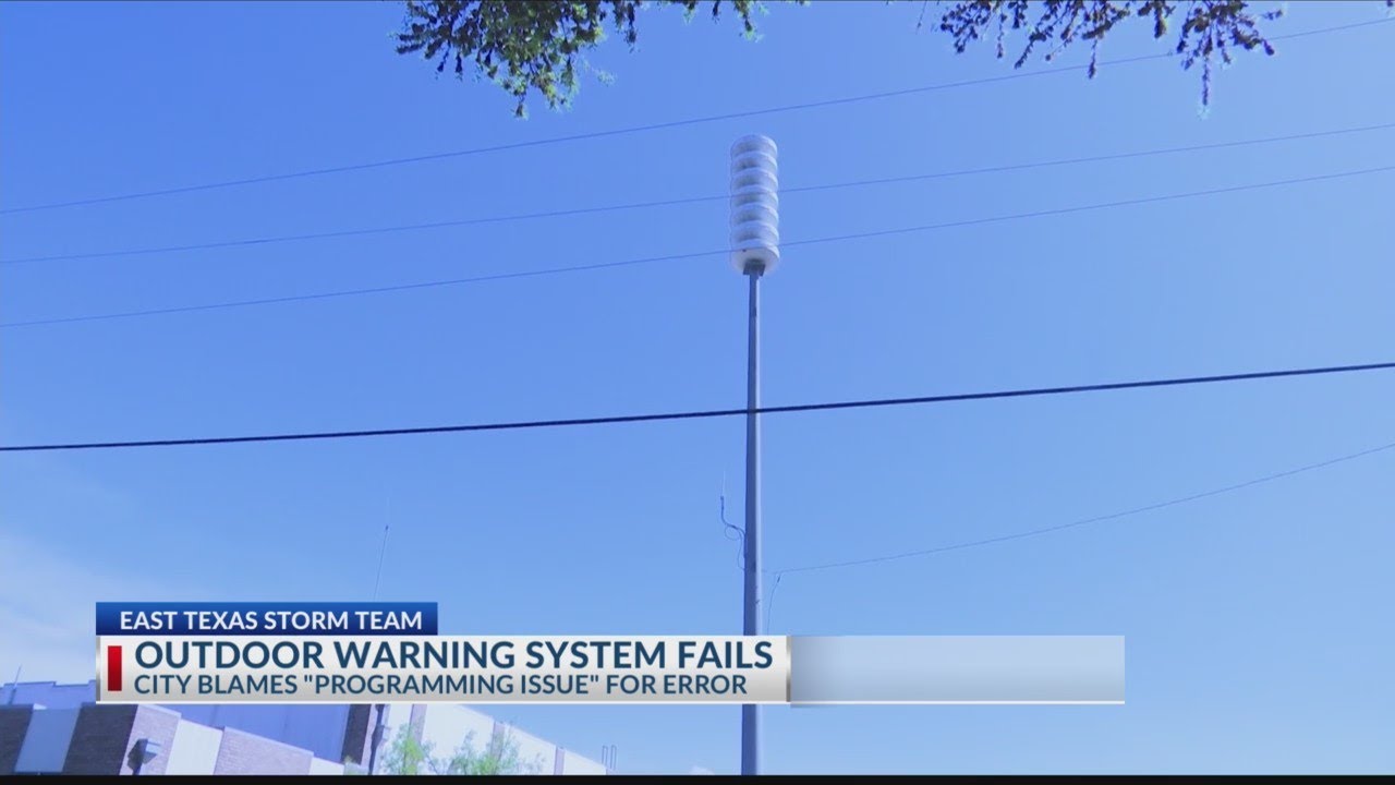 City of Tyler says ‘configuration issue’ caused siren failure during ...