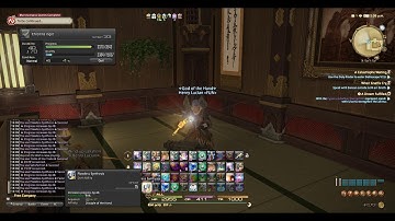 FFXIV Master recipe V : old but useful rotation