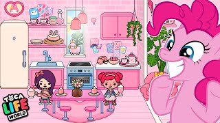 O DIA TODO COMENDO SÓ COMIDA ROSA no TOCA LIFE WORLD ‹ Luli Rarity › screenshot 5