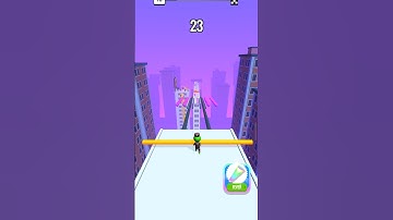 ✨comedy and funny gameplay of  roof Rails level 71✨ #gameplay #trending #shortvideo #shorts