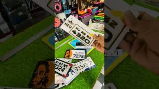 All taip number plates bike &car.jai shree arts art modification youtubeshorts stickers modifie