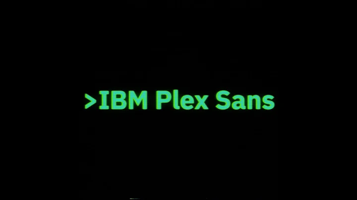 IBM Plex Sans - JustKevin