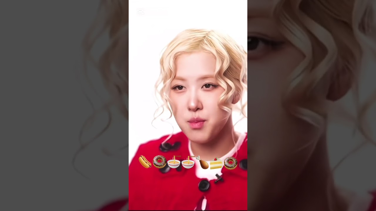 rosé blackpink mukbang #blackpink#rose#viral#dontflop#shortsviral#1000subscriber#mukbang#kpop#emoji